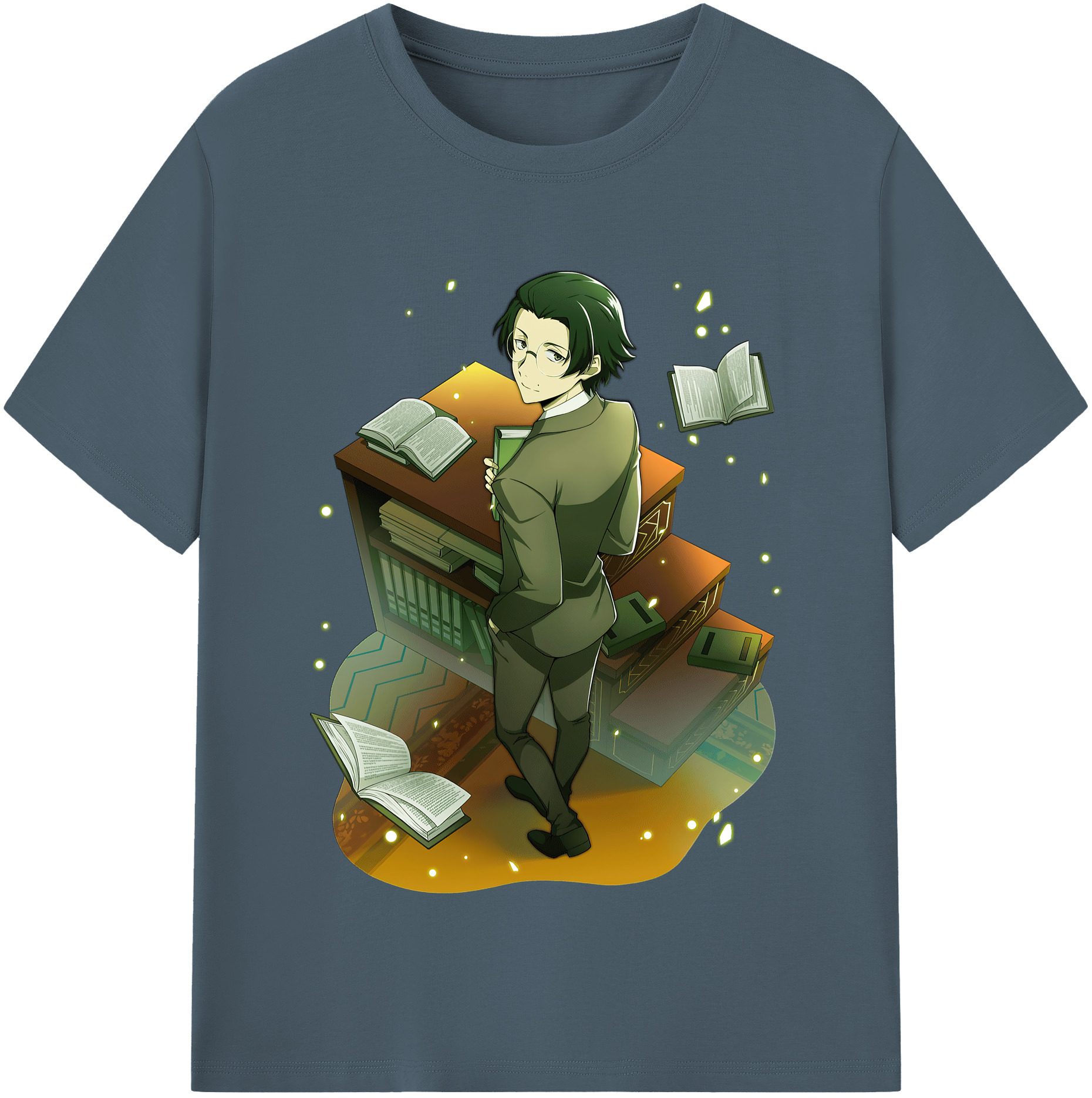 （画像用） 文豪ストレイドッグス Bungo Stray Dogs 綿100％半袖Tシャツ（フロントプリント）